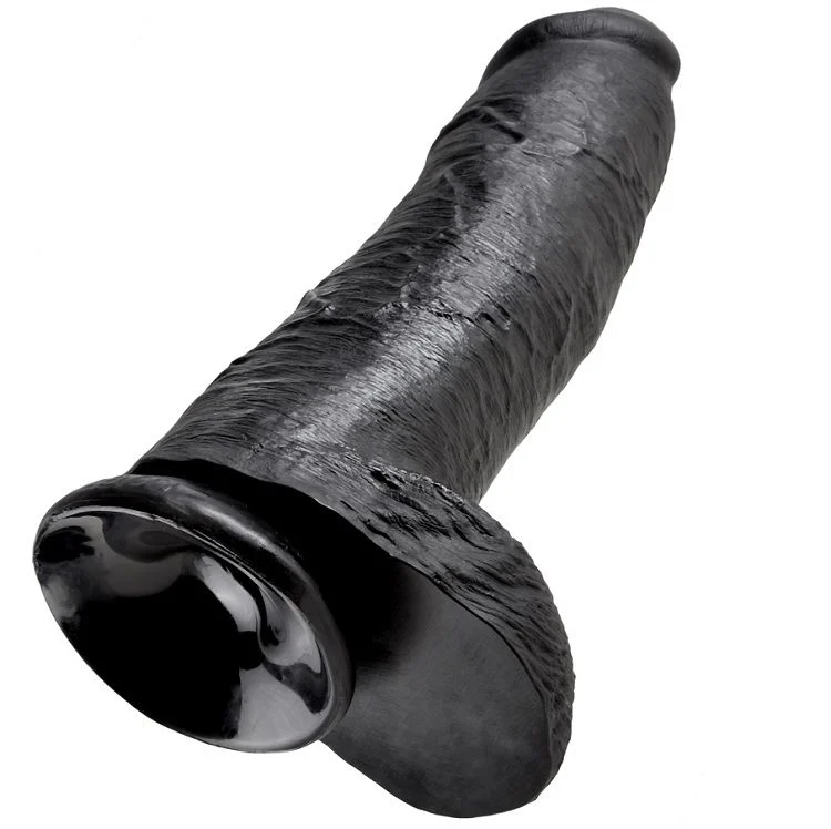 KING COCK - PENE REALISTICO NEGRO 30.48 CM - Imagem 3