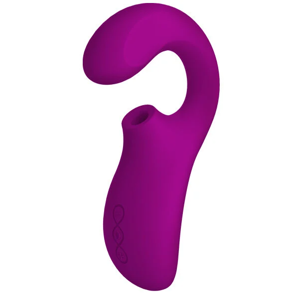LELO - ENIGMA DOBLE ESTIMULACIÓN SUCCION MASAJEADOR MORADO - Imagem 4