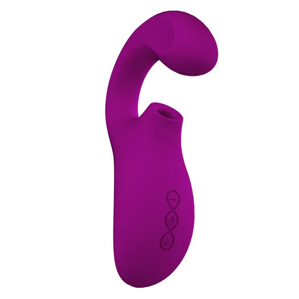 LELO - ENIGMA DOBLE ESTIMULACIÓN SUCCION MASAJEADOR MORADO - Imagem 5