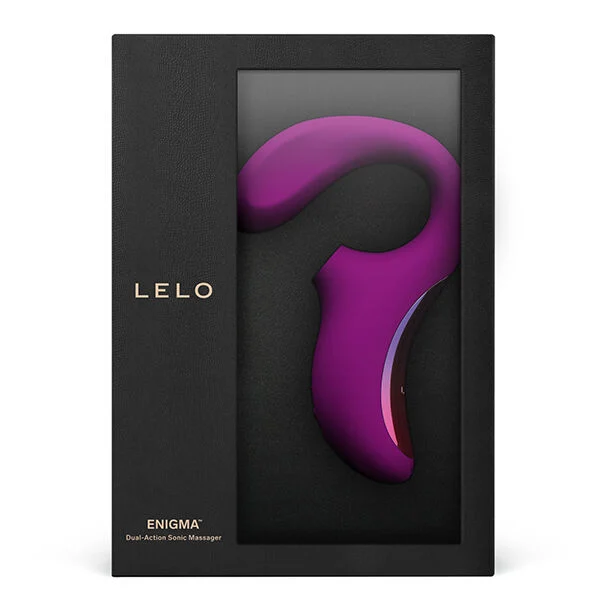LELO - ENIGMA DOBLE ESTIMULACIÓN SUCCION MASAJEADOR MORADO - Imagem 2