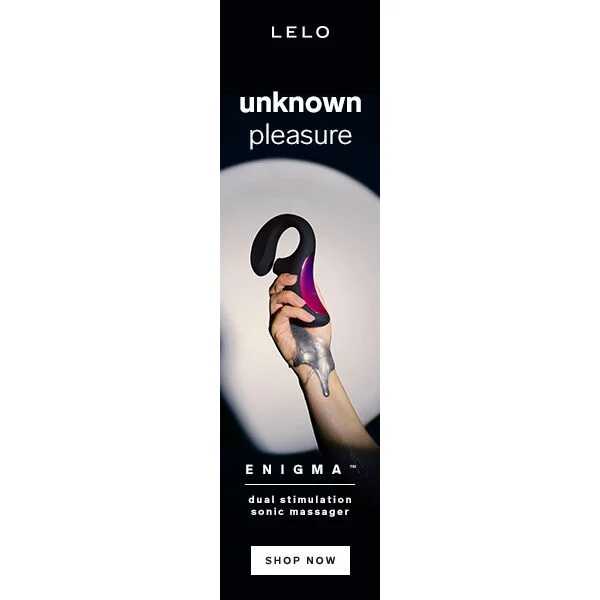LELO - ENIGMA DOBLE ESTIMULACIÓN SUCCION MASAJEADOR MORADO - Imagem 8