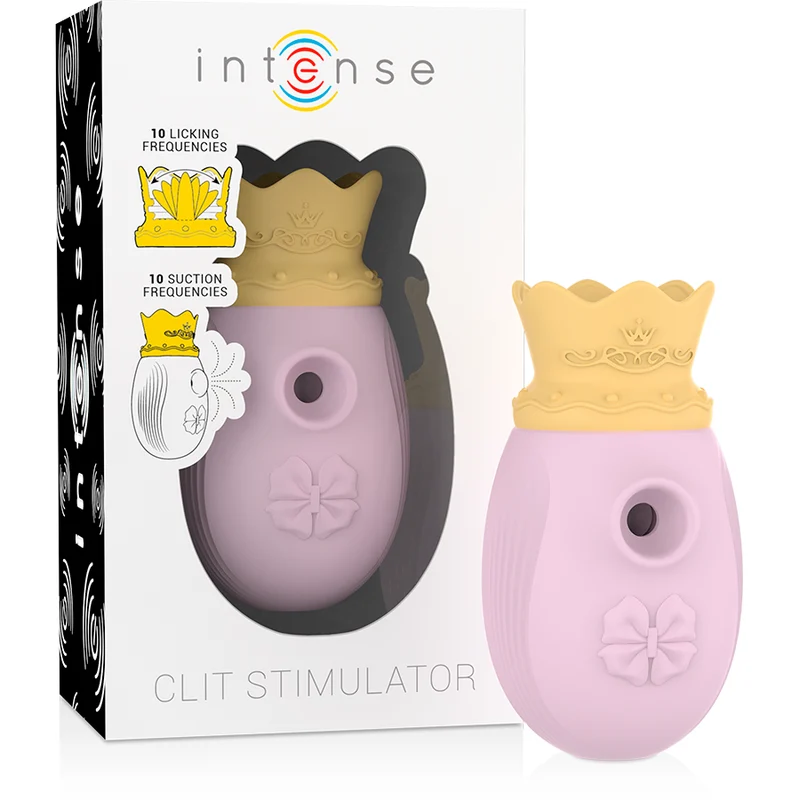 INTENSE - ESTIMULADOR CLÍTORIS 10 MODOS DE SUCCIÓN Y LICKING - ROSA - Imagem 7