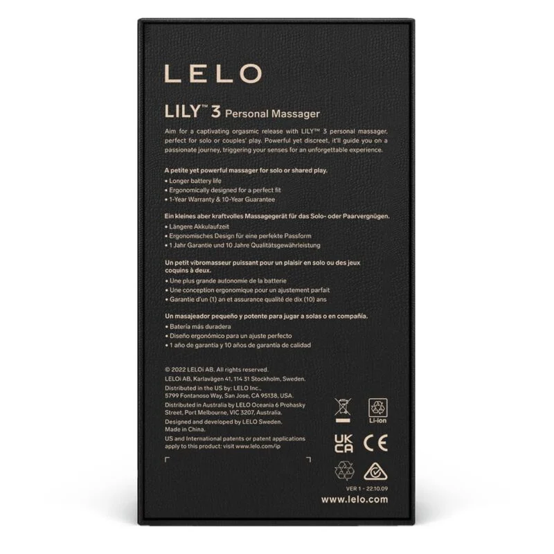 LELO - LILY 3 MASAJEADOR PERSONAL - VERDE AGUA - Imagem 4