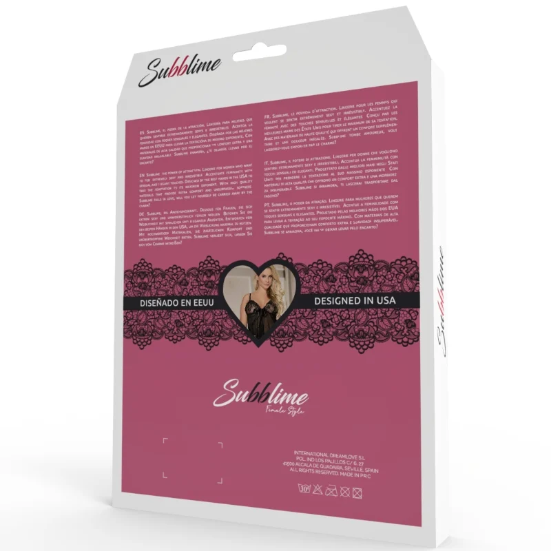 SUBBLIME - CORSET TIRAS L/XL - Imagem 4