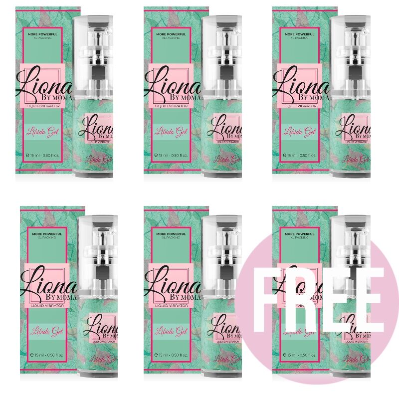 LIONA BY MOMA - LIQUID VIBRADOR LIBIDO GEL 15 ML 5+1 GRÁTIS