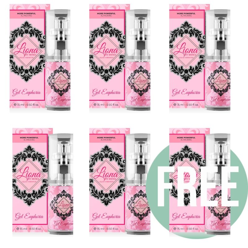 LIONA BY MOMA - LIQUID VIBRADOR EUPHORIA GEL 15 ML 5+1 GRÁTIS