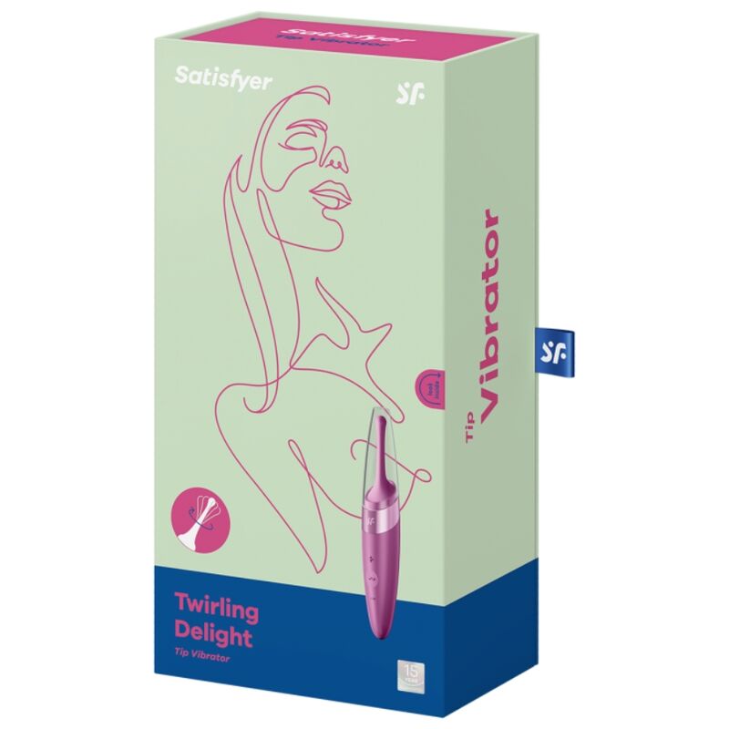 SATISFYER - ESTIMULADOR DE CLITÓRIS TWIRLING DELIGHT ROXO - Imagem 3