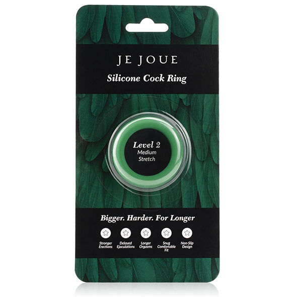 JE JOUE - ANEL DE SILICONE VERDE CHOKE MÉDIO - Imagem 4