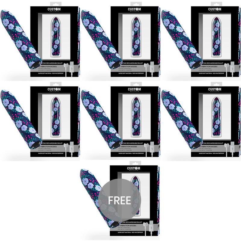 CUSTOM BULLETS - MOLA BALA MAGNÉTICA 10 INTENSIDADES 6 + 1 GRÁTIS - Imagem 2