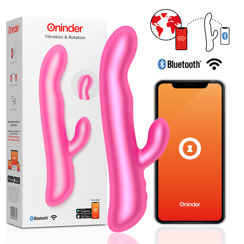 ONINDER - OSLO VIBRATION  ROTATION PINK - APLICATIVO GRATUITO