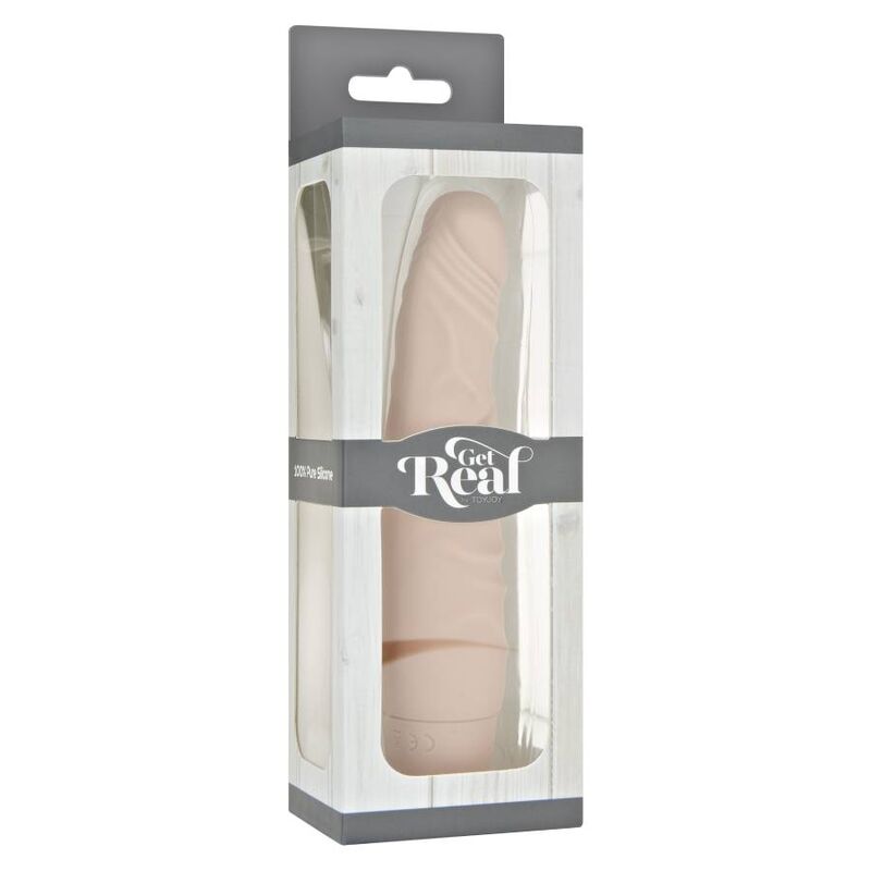 GET REAL - MINI CLASSIC SLIM VIBRADOR SKIN - Imagem 3