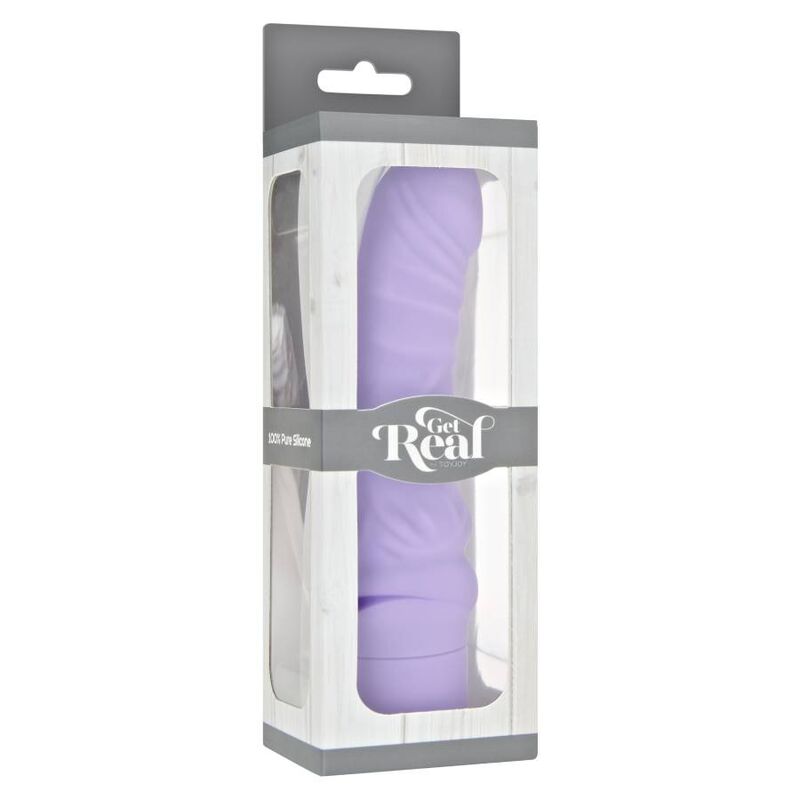 GET REAL - MINI CLSSICO VIBRADOR G-SPOT ROXO - Imagem 3