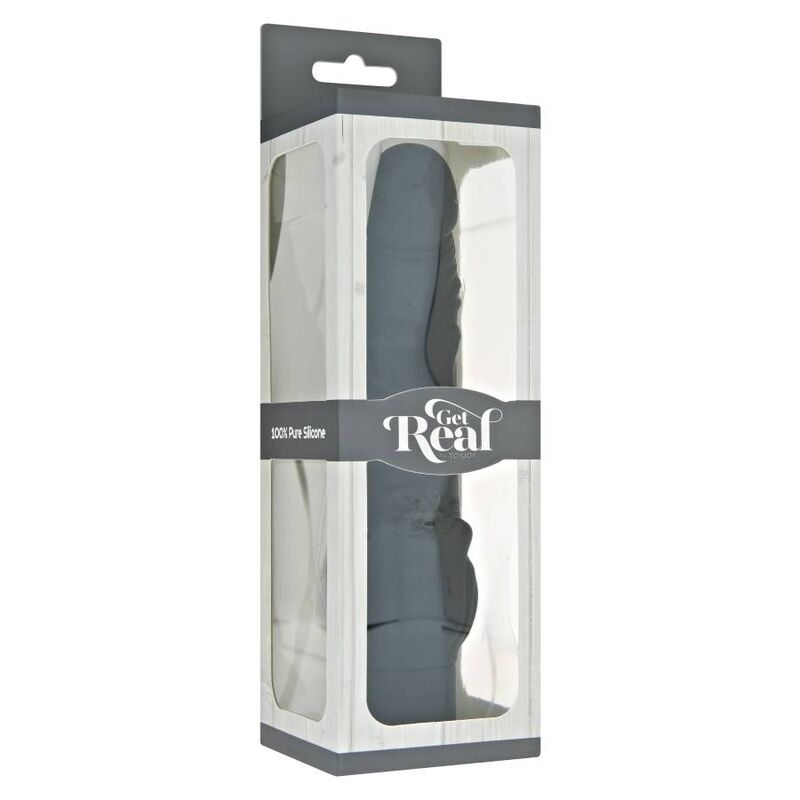 GET REAL - VIBRADOR CLSSICO STIM PRETO - Imagem 3
