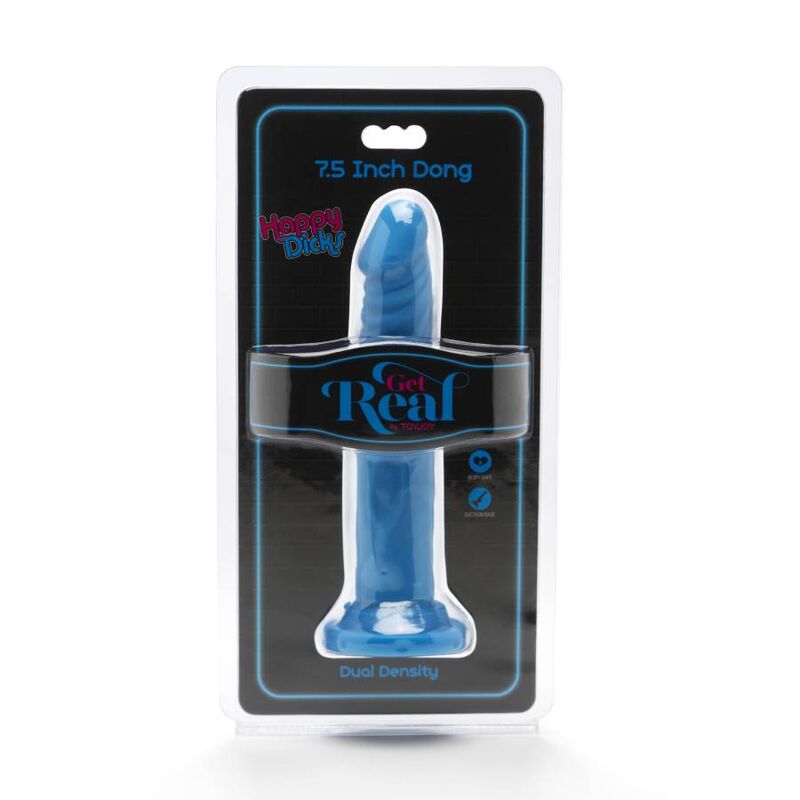 GET REAL - HAPPY DICKS DONG 19 CM AZUL - Imagem 2