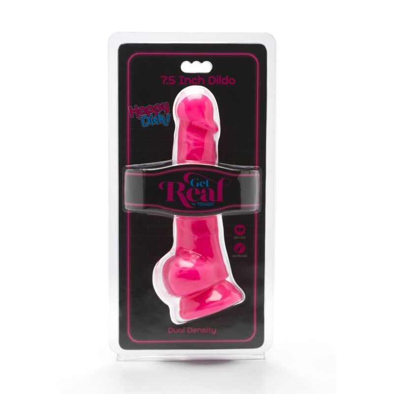 GET REAL - PAU FELIZ 19 CM COM BOLAS ROSA - Imagem 2