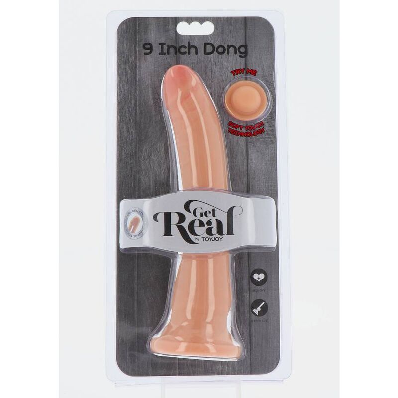 GET REAL - DONG DUAL DENSIDADE PELE 20,5 CM - Imagem 3