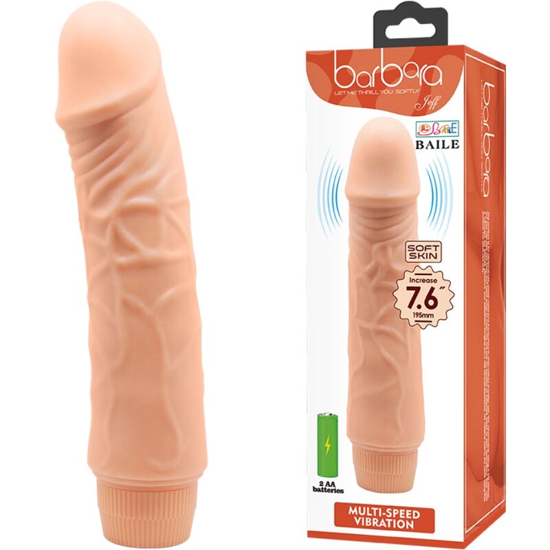 BAILE - VIBRADOR REALÍSTICO BARBARA 20 CM - Imagem 2