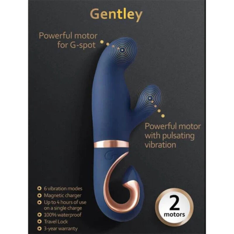 G-VIBE - GENTLEY G-SPOT VIBE CARIBE AZUL - Imagem 2