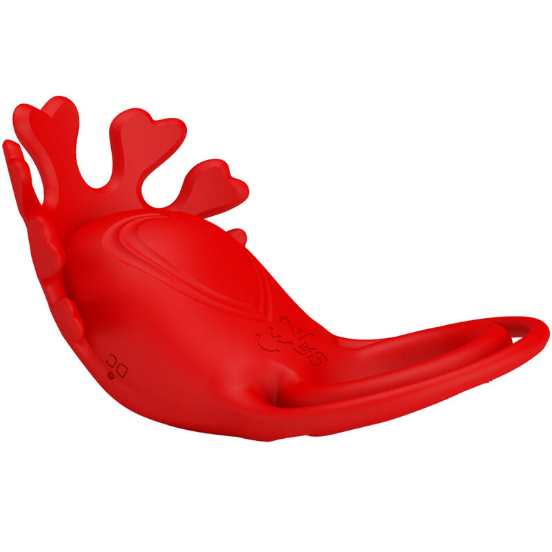 PRETTY LOVE - ANEL VIBRADOR RUBEN 7 VIBRAÕES SILICONE VERMELHO - Imagem 5
