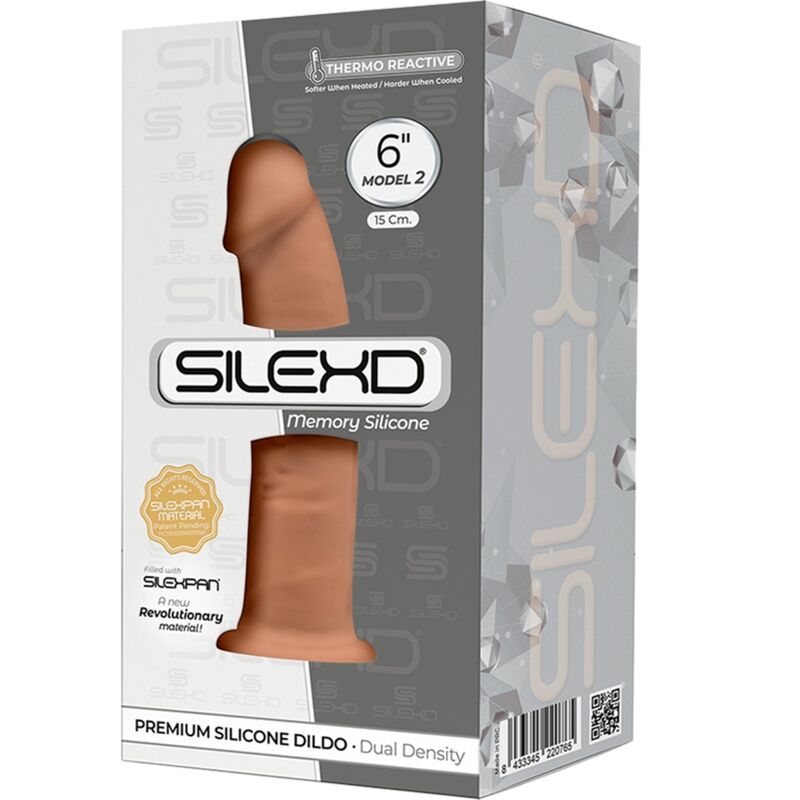 SILEXD - MODELO 2 PÊNIS REALÍSTICO PREMIUM SILEXPAN SILICONE CARAMELO 15.4 CM - Imagem 3