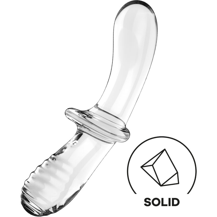 SATISFYER - DOUBLE CRYSTAL DILDO TRANSPARENTE - Imagem 4