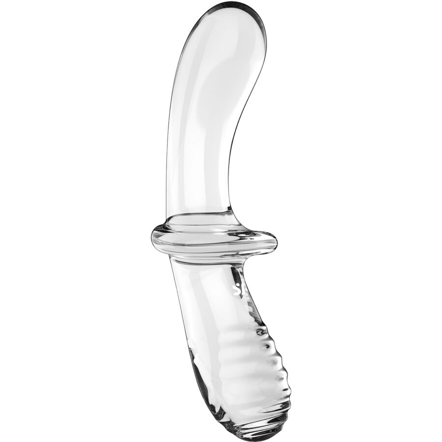 SATISFYER - DOUBLE CRYSTAL DILDO TRANSPARENTE - Imagem 2