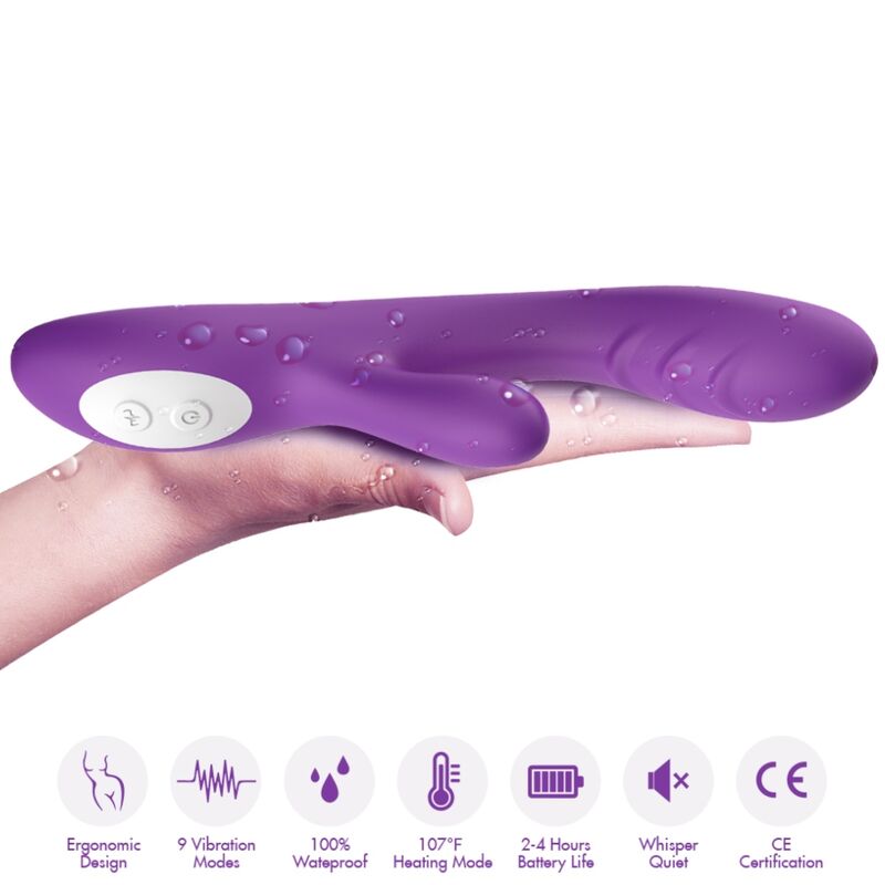 ARMONY - VIBRADOR SPARK EFEITO CALOR ROXO - Imagem 2