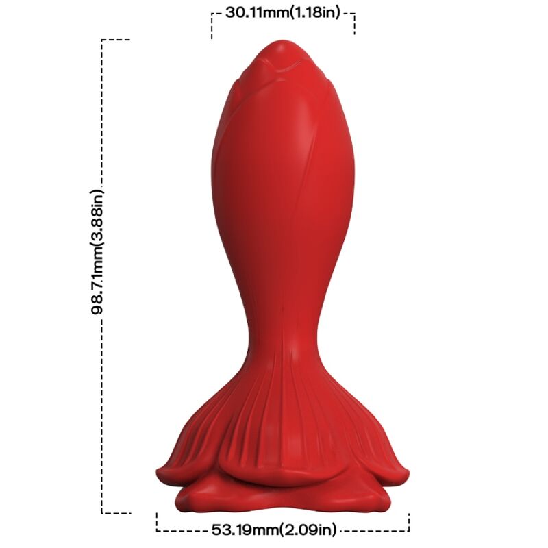 ARMONY - VIBRADOR ROSA E PLUG ANAL PEQUENO CONTROLE REMOTO VERMELHO - Imagem 2