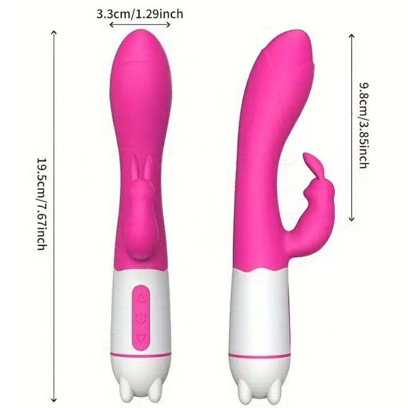 ARMONY - HAPPY VIBRADOR E ESTIMULADOR DE COELHO FÚCSIA - Imagem 2