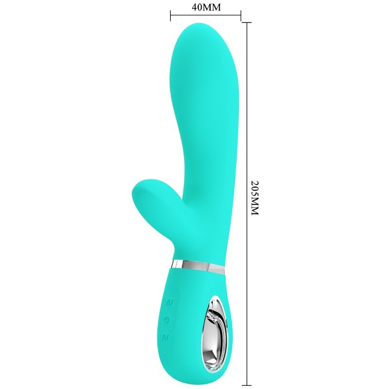 PRETTY LOVE - VIBRADOR MULTIFUNO G-SPOT THOMAS AQUA VERDE - Imagem 5