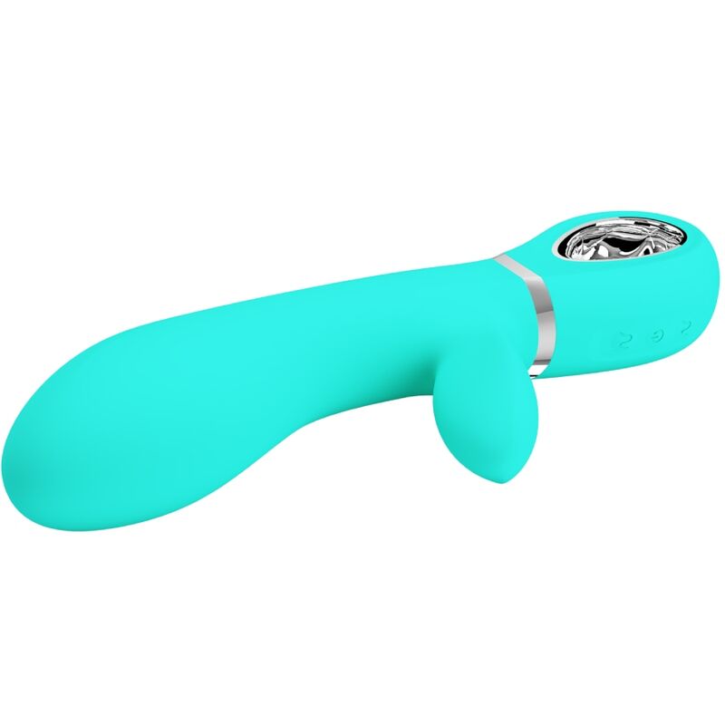 PRETTY LOVE - VIBRADOR MULTIFUNO G-SPOT THOMAS AQUA VERDE - Imagem 4