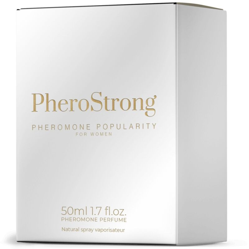 PHEROSTRONG - PERFUME DE FEROMÔNIOS POPULARIDADE PARA MULHER 50 ML - Imagem 3