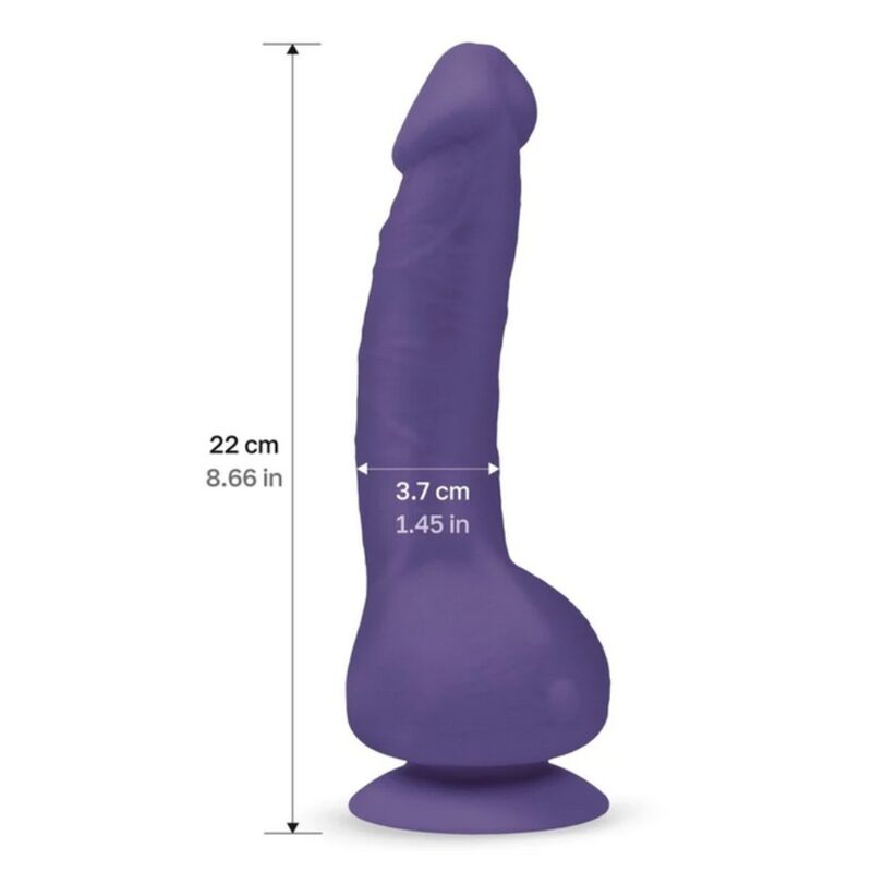 G-VIBE - GREAL 2 VIBRADOR REALÍSTICO VIOLETA - Imagem 2