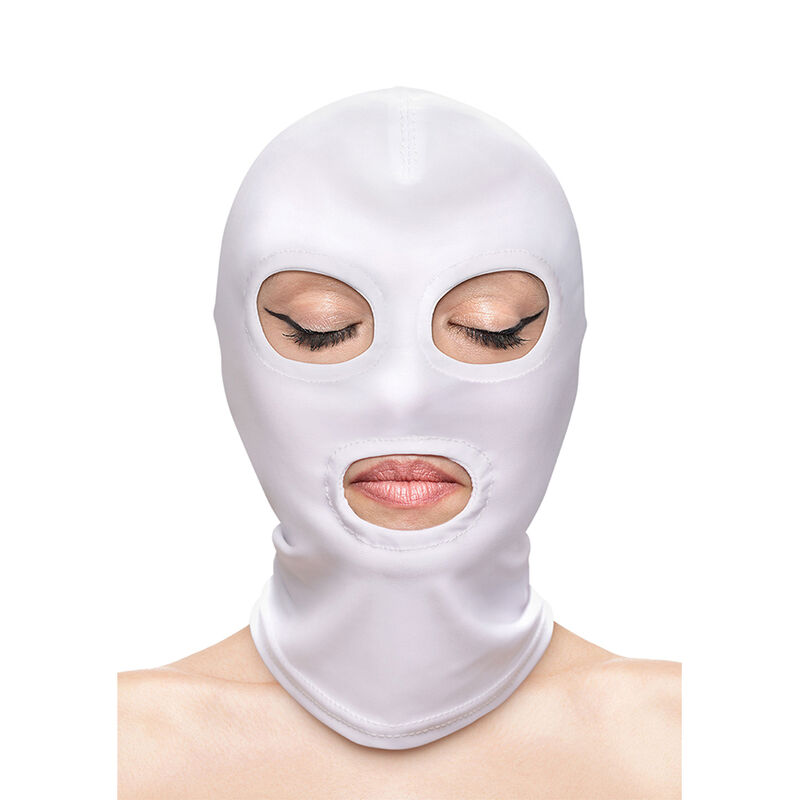 NS NOVELTIES - FETISH FASHION OLHOS E BOCA CAPUZ NYLON BRANCO