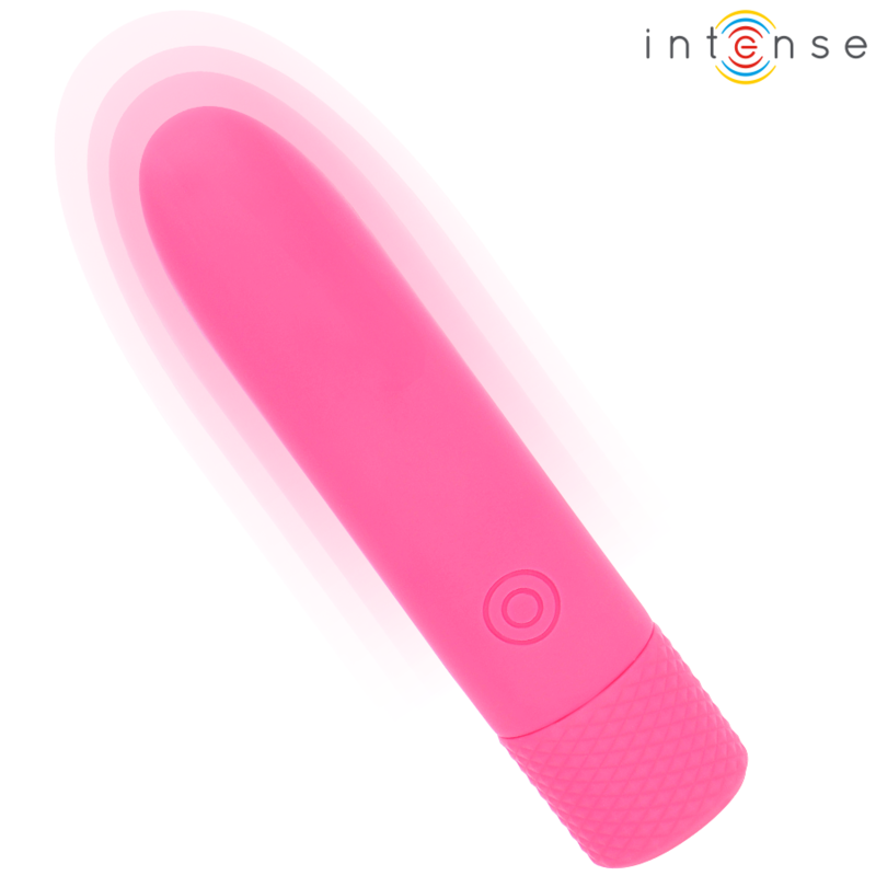 INTENSE - SYMONE USB RECARREGÁVEL VIBRATÓRIA BULLET 8 VIBRAÇÕES ROSA 10 X 2,2 CM - Imagem 2