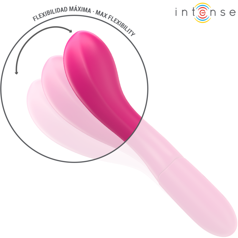 INTENSE - LISETTE VIBRADOR 19 CM FLEXÍVEL 10 VIBRAÇÕES ROSA - Imagem 3