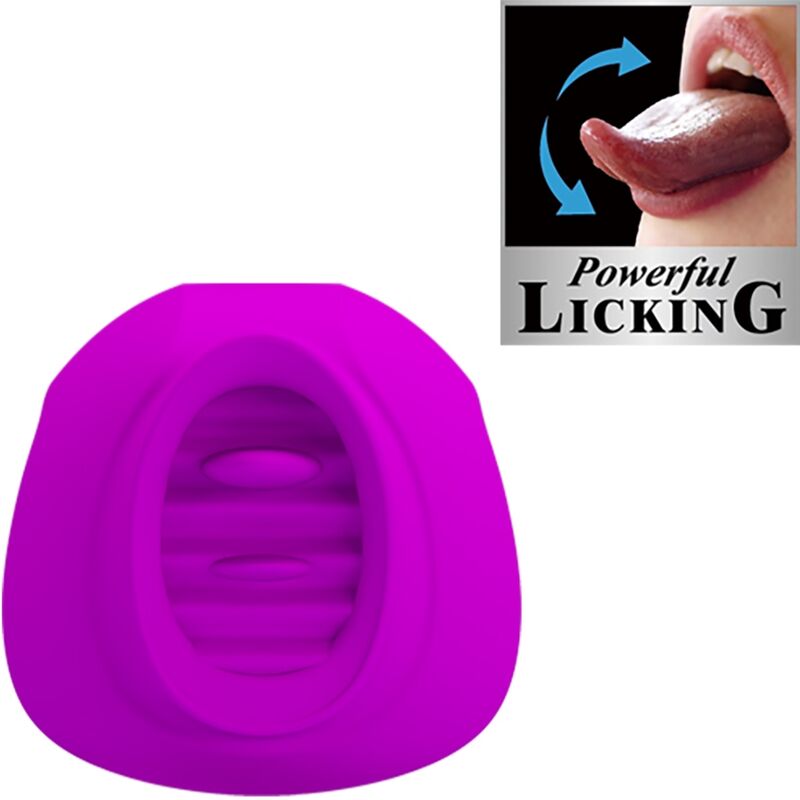 PRETTY LOVE - ESTELLE TONGUE CLITORIS STIMULATOR 12 VIBRAÇÕES ROXO - Imagem 2
