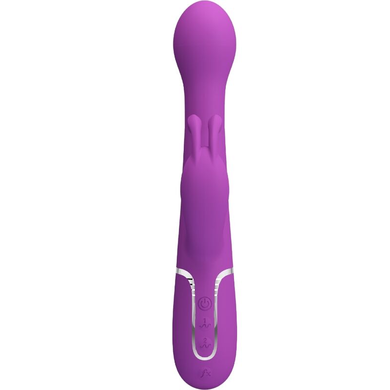 PRETTY LOVE - DEJON 3 EM 1 MULTIFUNCIONAL RABBIT VIBRADOR ROXO - Imagem 2