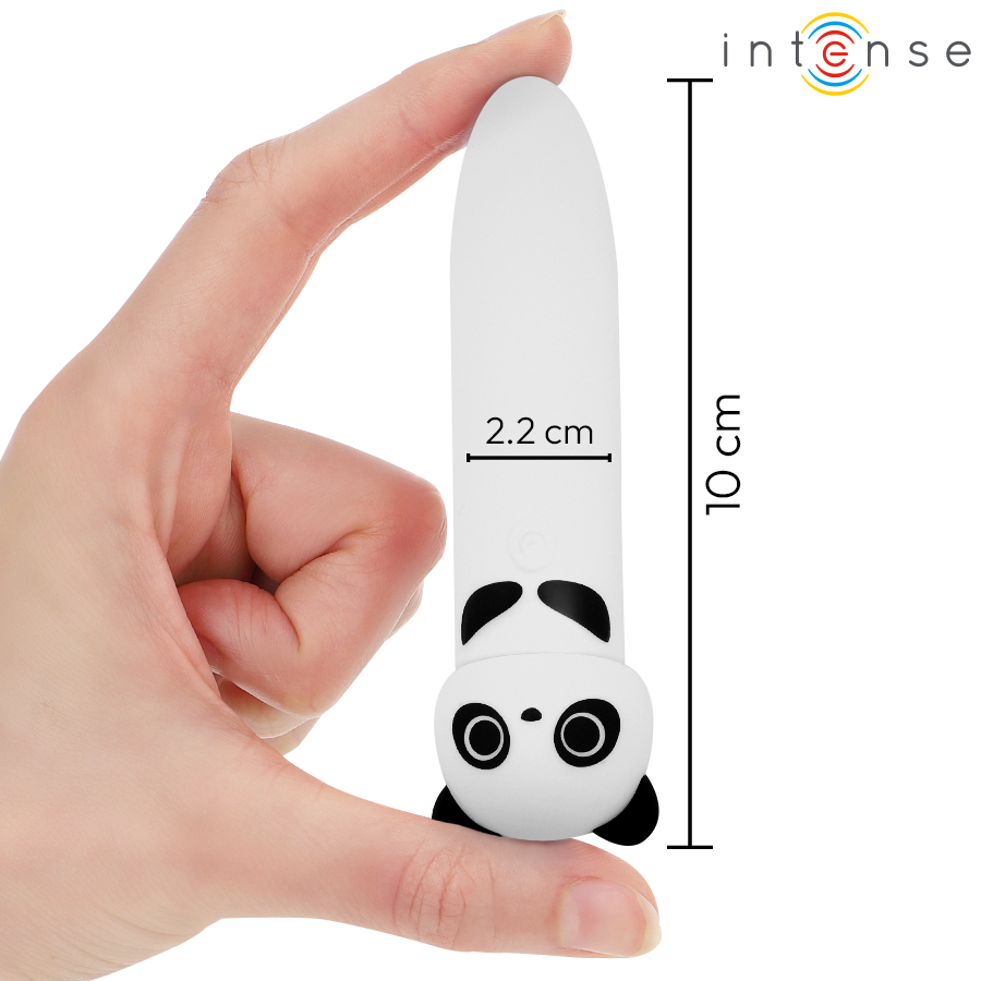 INTENSO - POH PANDA VIBRATING BULLET USB RECARREGÁVEL 10 X 2,2 CM - Imagem 3