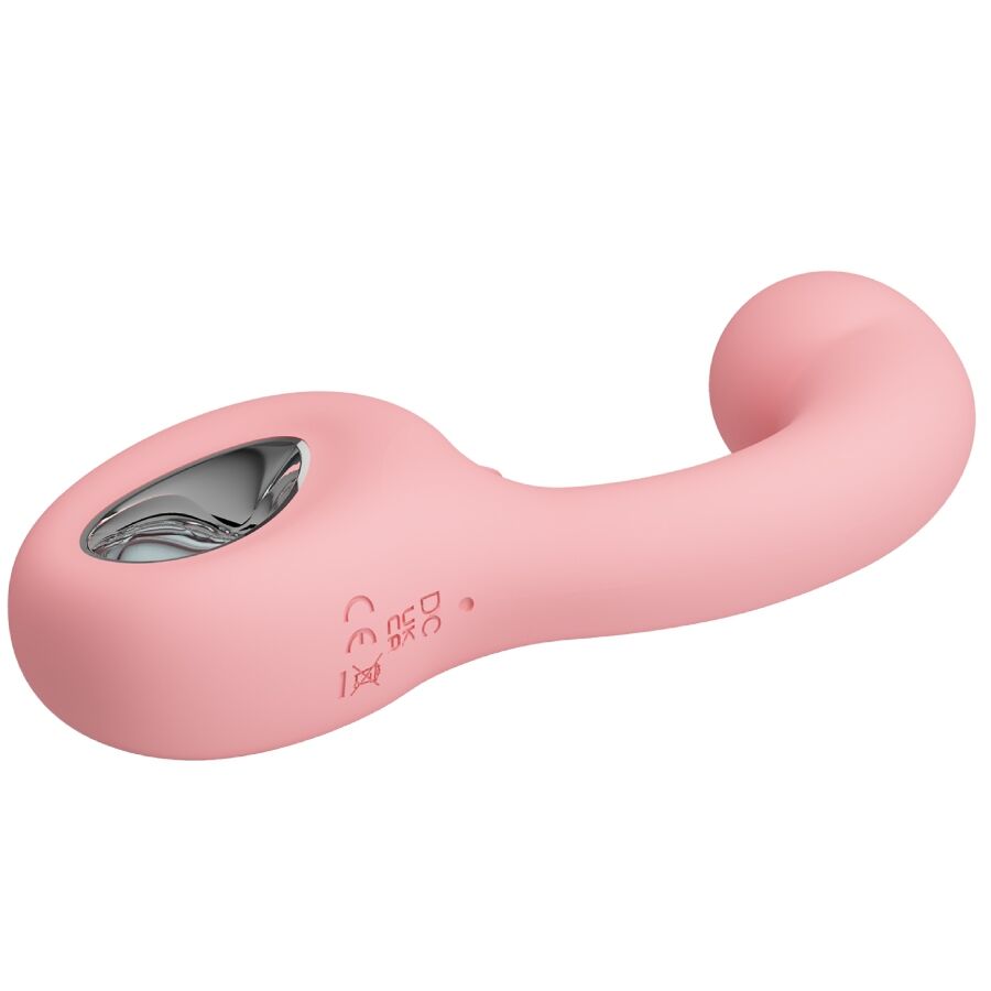 PRETTY LOVE - ERYNNYES VIBRADOR PONTO G + ESTIMULADOR DE CLITÓRIS 10 VIBRAÇÕES ROSA - Imagem 3