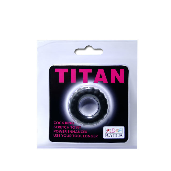 BAILE - ANEL PÊNIS TITAN PRETO 2 CM - Imagem 5