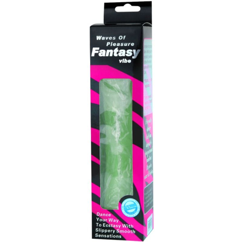BAILE - VIBRADOR WAVES OF PLEASURE 23 CM VERDE - Imagem 5