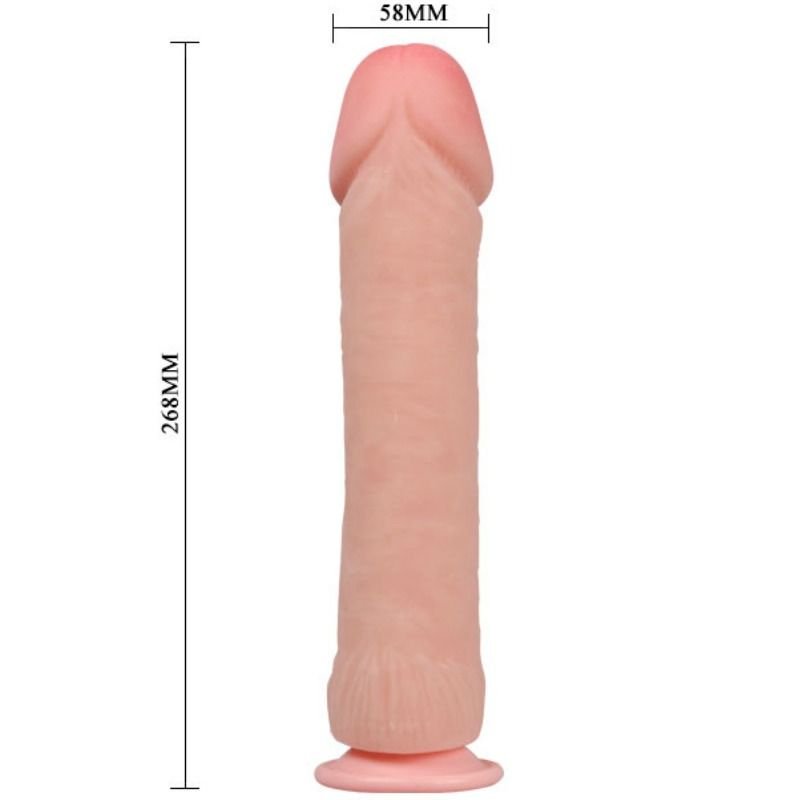 BAILE - DILDO REALÍSTICO NATURAL DO PÊNIS GRANDE 26 CM - Imagem 5