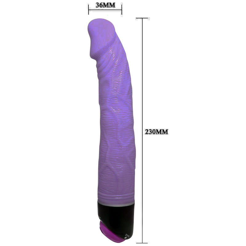 BAILE - VIBRADOR REALÍSTICO ADOUR CLUB 23 CM LIlás - Imagem 3