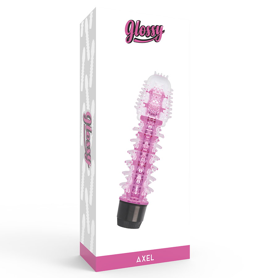 GLOSSY - VIBRADOR AXEL ROSA - Imagem 4
