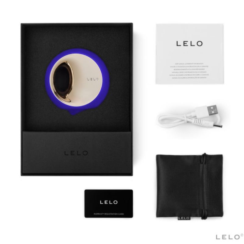 LELO - ORA 3 ESTIMULADOR DE SEXO ORAL AZUL MEIA-NOITE - Imagem 2