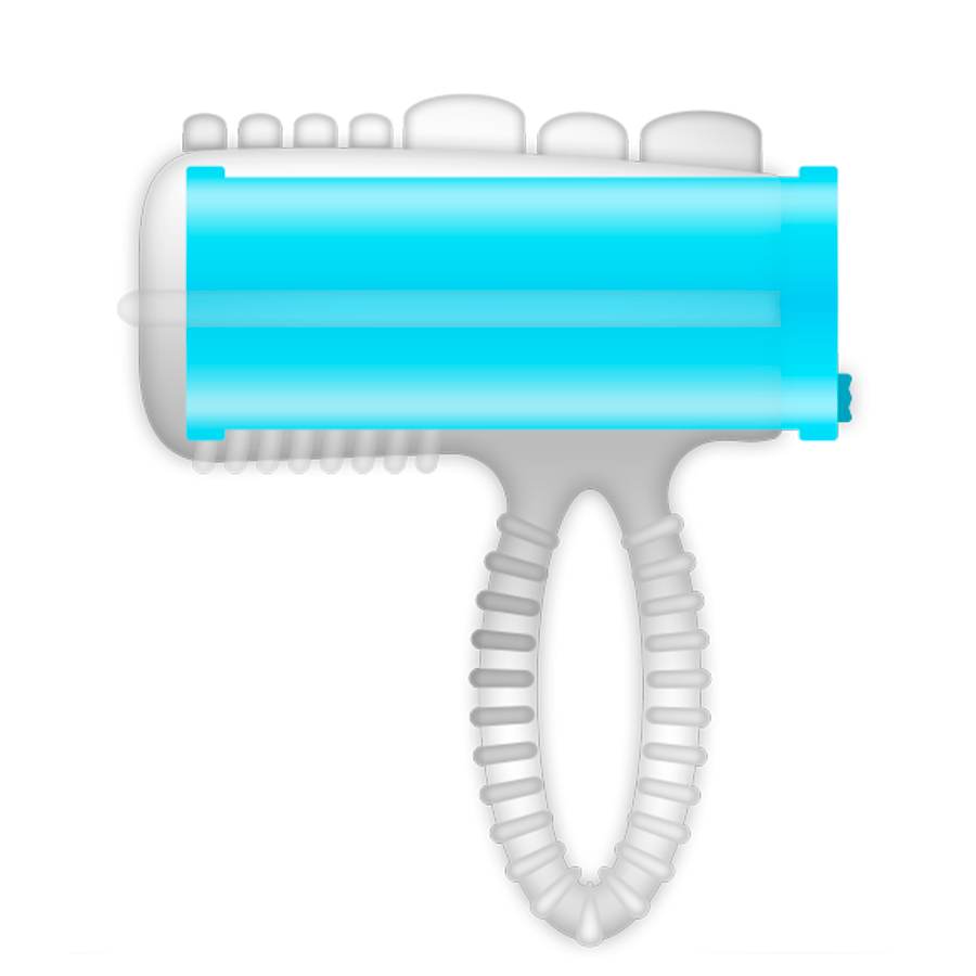 CASUAL LOVE - LÍNGUA DE ANEL VIBRANDO AZUL - Imagem 2