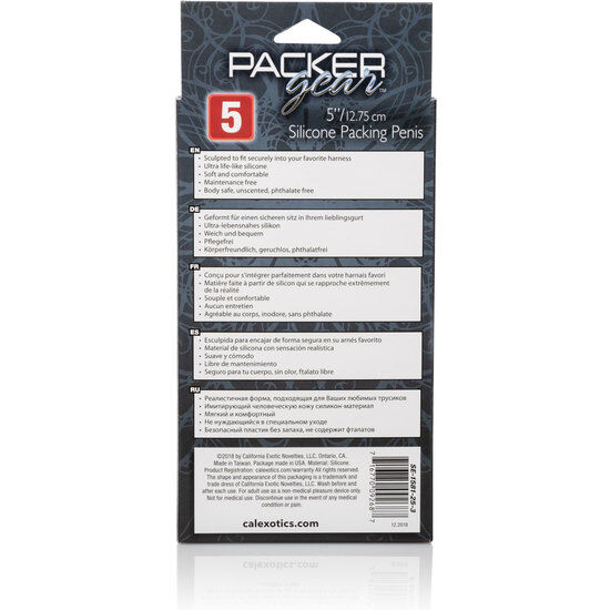 CALEXOTICS - EMBALAGEM DE SILICONE PÊNIS 12.75 CM CARAMELO - Imagem 2