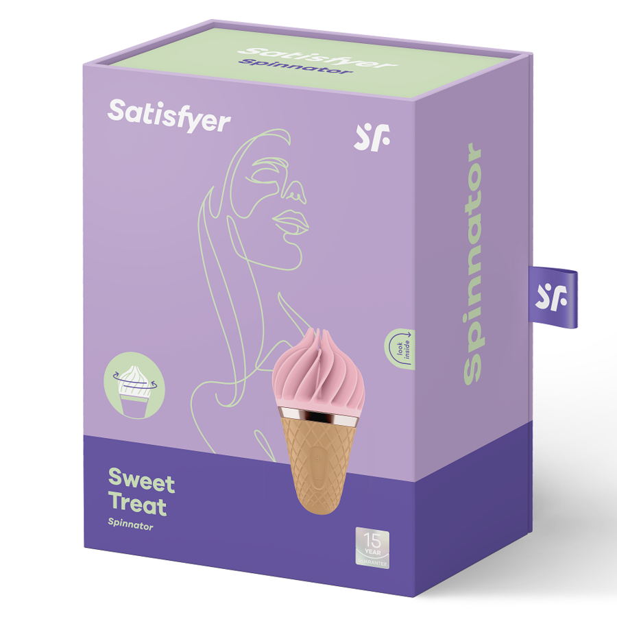SATISFYER - SWEET TREAT SPINNATOR NEGRO - Imagem 3