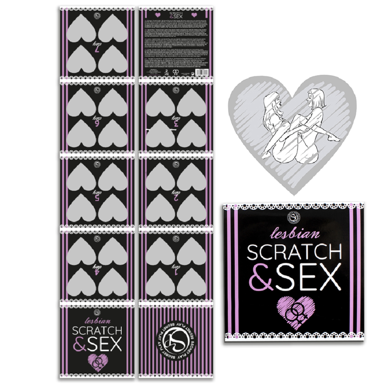 SECRETPLAY - SCRATCH SEX GAME PARA CASAIS POSIÇÕES LÉSBICAS (ES/EN/FR/PT/DE)